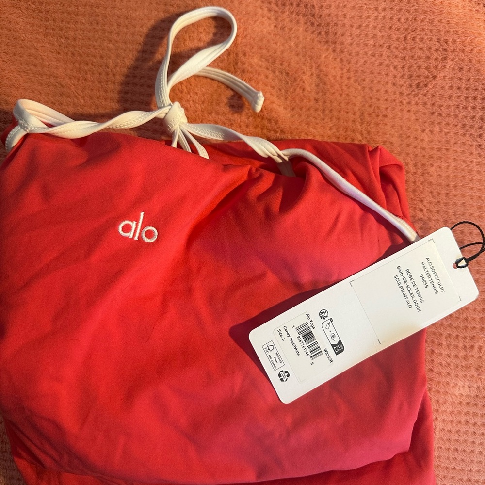 Alo Softsculpt Halter Tennis Dress